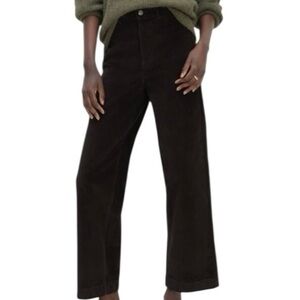 Everlane The Corduroy Wide Leg Pant Black Size 12